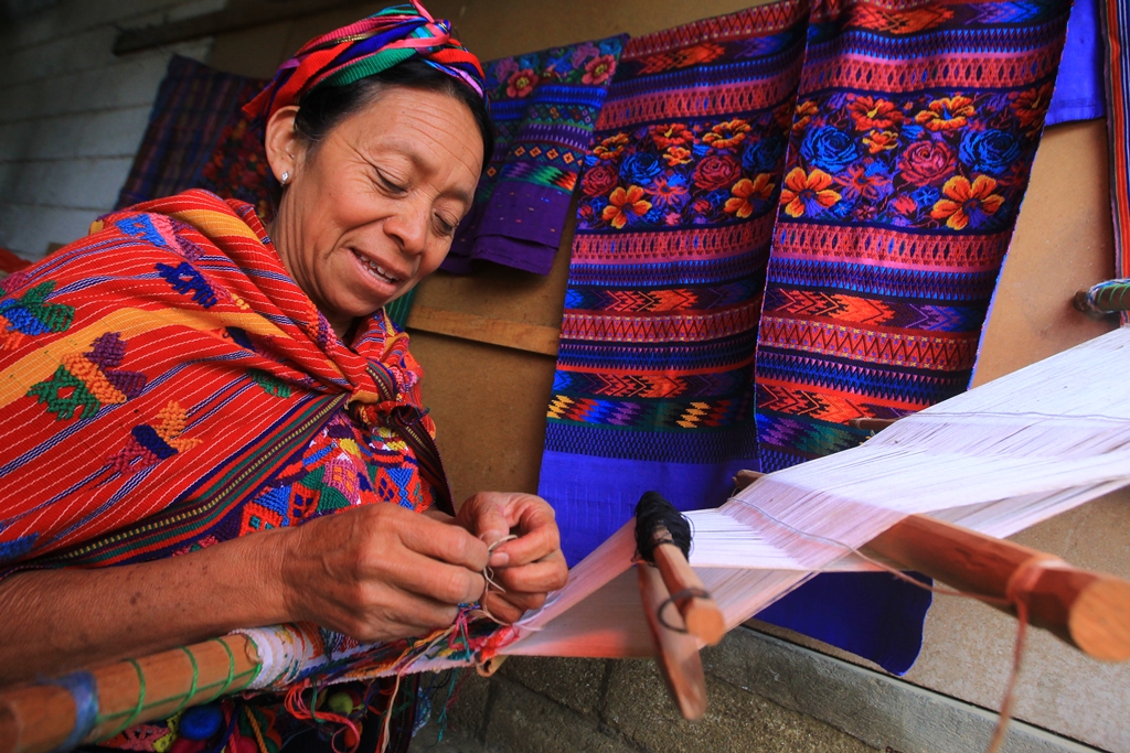 Los diseño como el de Santiago Sacatepéquez puede ser protegido. (Foto Prensa Libre: Álvaro Interiano)