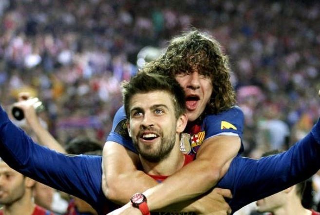 La amistad de Carles Puyol y Gerard Piqué va más allá del Barcelona. (Foto Prensa Libre: Instagram Puyol)