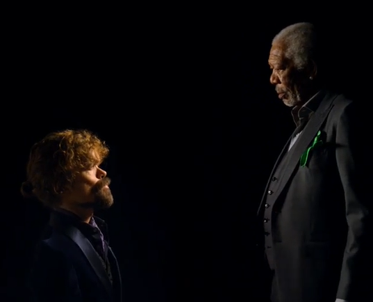 Peter Dinklage y Morgan Freeman destacan en uno de los mejores anuncios del próximo Super Bowl (Foto Prensa Libre: Instagram).