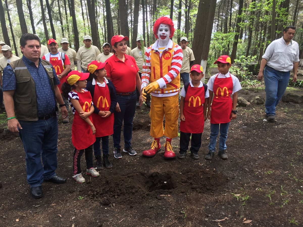 Campaña de reforestación se efectuó en Parque Regional Municipal La Cerra. (Foto Prensa Libre: Eduardo González)