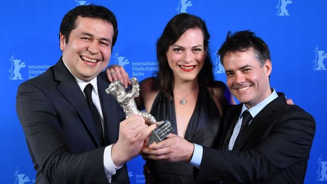 "Una mujer fantástica" logró el Oso de Plata a mejor guión en el festival internacional de cine de Berlín, la Berlinale. GETTY IMAGES