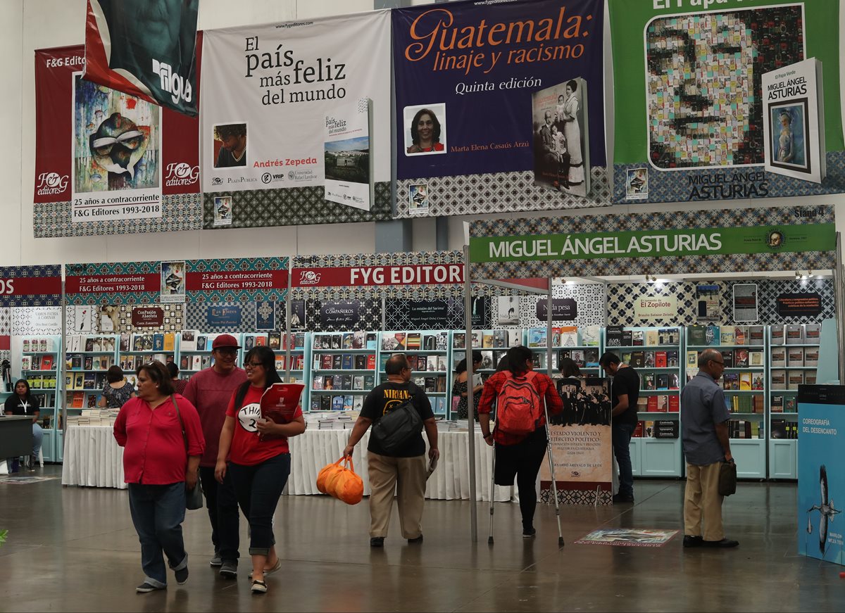 Feria Internacional del Libro en Guatemala (Filgua 2018) celebra la XV edición. Se lleva acabo en Fórum Majadas, zona 11. Foto Prensa Libre: Esbin García.