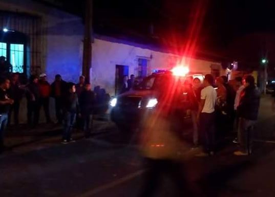 PNC llega  al estadio para garantizar el orden público. (Foto: tomada de @elshavinho)