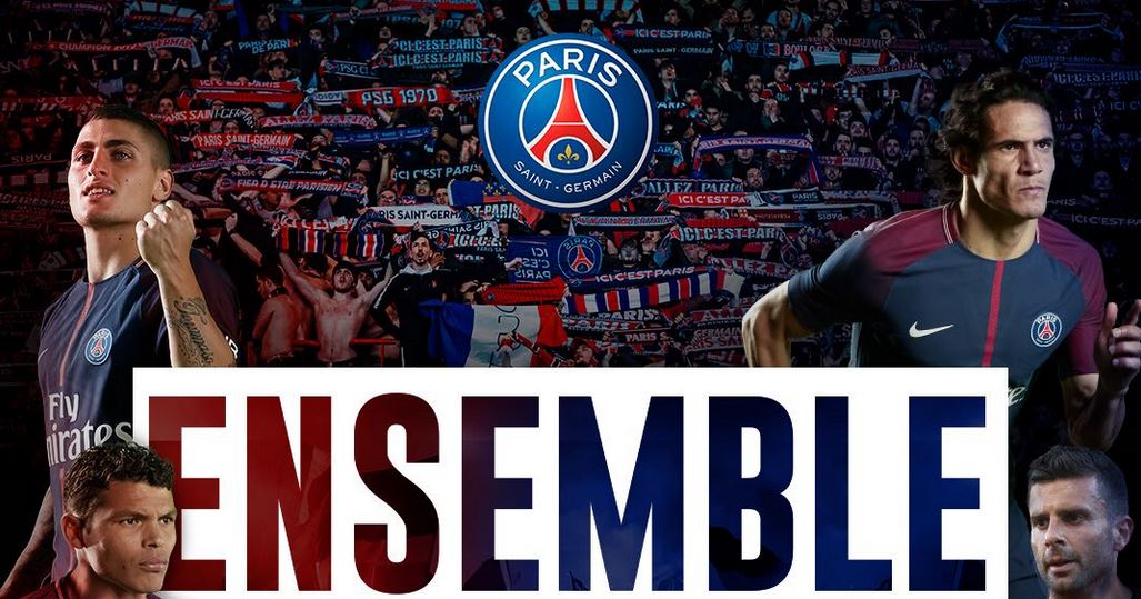 "Unidos lo vamos a lograr", esa es la campaña que el PSG ha montada para motivar la remontada contra el Real Madrid. (Foto Prensa Libre: Twitter)