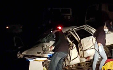 Lugar del accidente en el km 194 de la ruta a las Verapaces. (Foto Prensa Libre: Eduardo Sam).