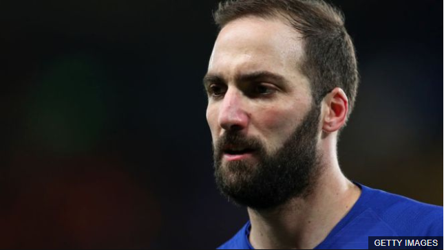 Gonzalo Higuaín debutó en la victoria del Chelsea sobre el Sheffield Wednesday por la cuarta ronda de la Copa FA. GETTY IMAGES