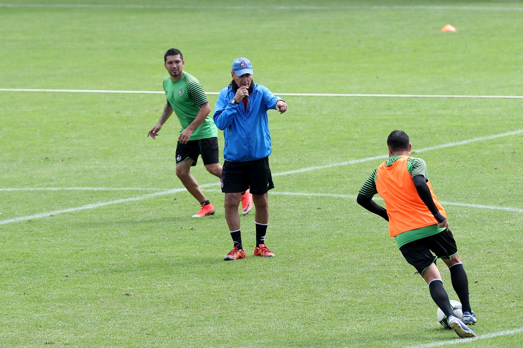 Horacio Cordero en entrenamiento