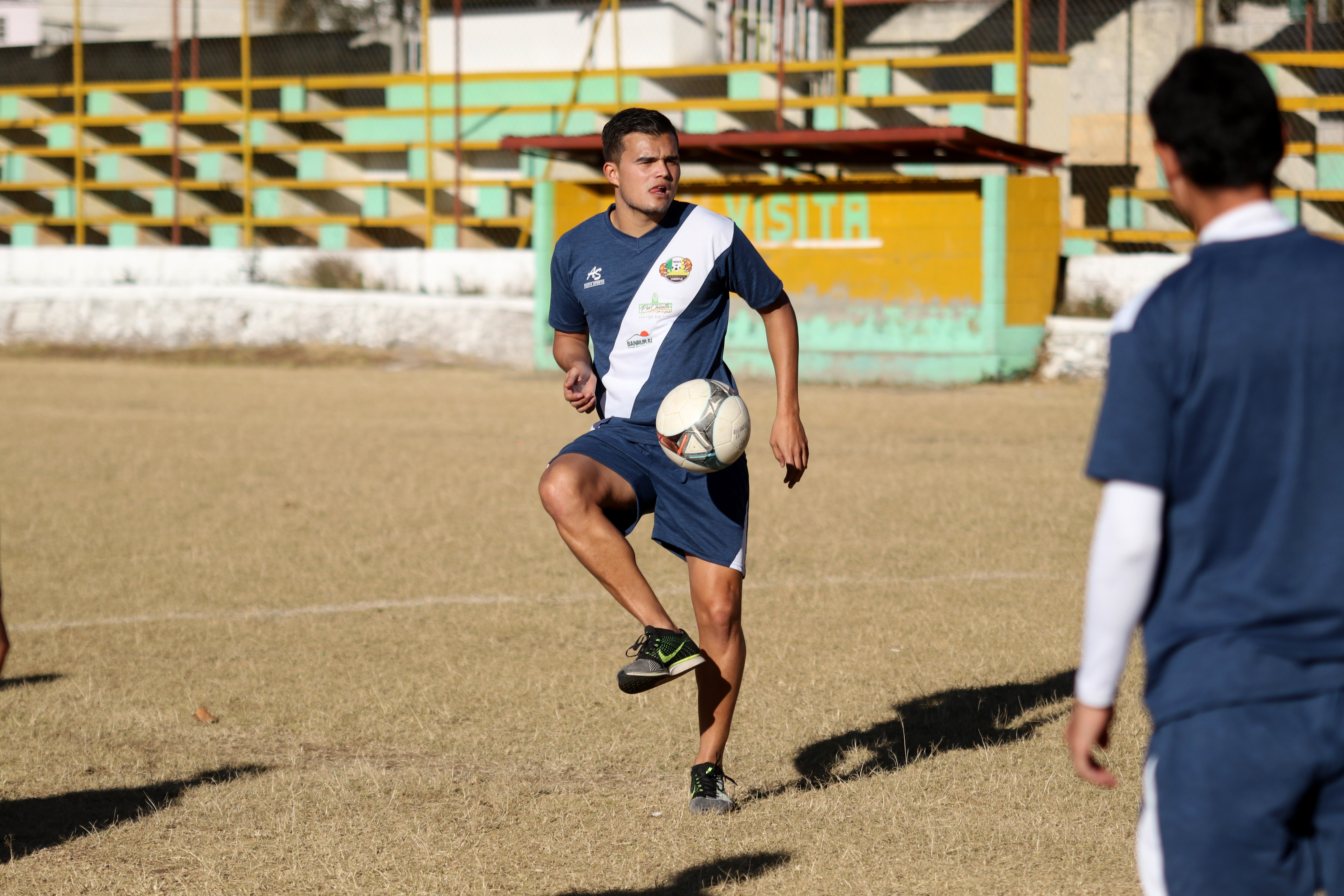 Daniel 'el Travieso' Guzmán es una de las mejores contrataciones del deportivo Chiantla para el Clausura 2019. (Foto Prensa Libre: Mike Castillo)