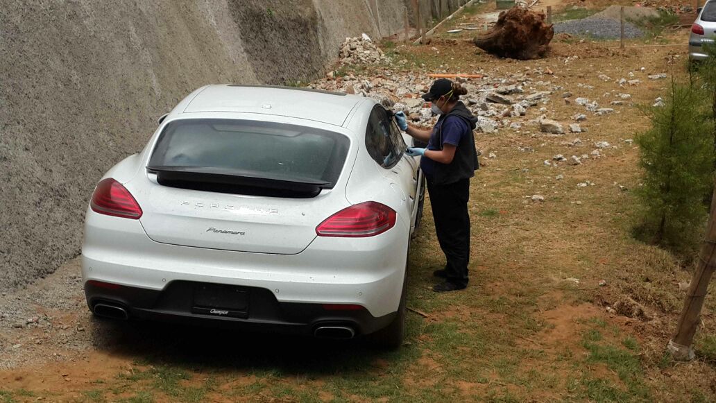 El Porsche fue robado en Miami, FLorida, el año pasado. (Foto: PNC)