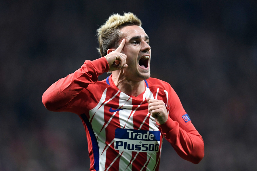 Antoine Griezmann se reencontró con el gol en la Liga de Campeones. (Foto Prensa Libre: AFP)