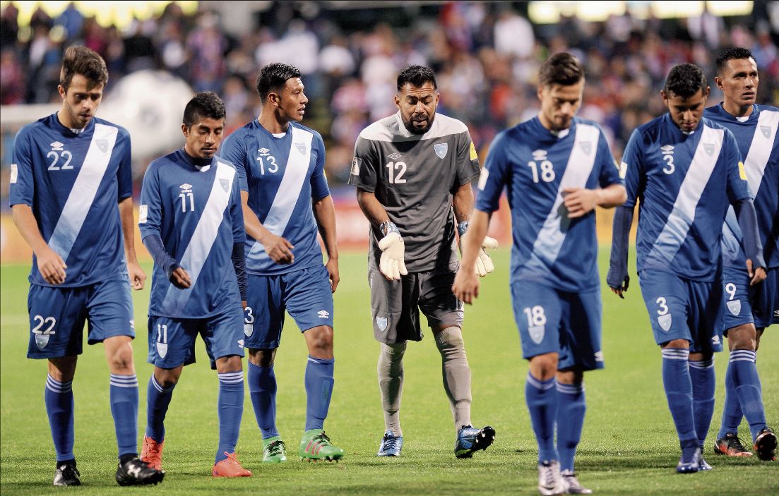 La fase de grupos de la Concacaf, en la eliminatoria a Rusia 2018, fue la última participación internacional de la selección nacional. (Foto Prensa Libre: Hemeroteca PL)