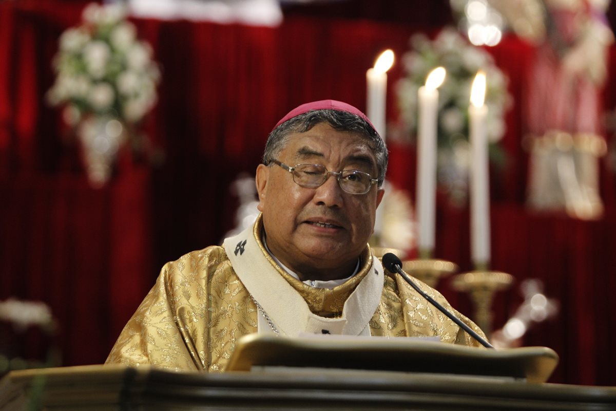 Arzobispo metropolitano, Óscar Vian. (Foto Prensa Libre: HemerotecaPL)