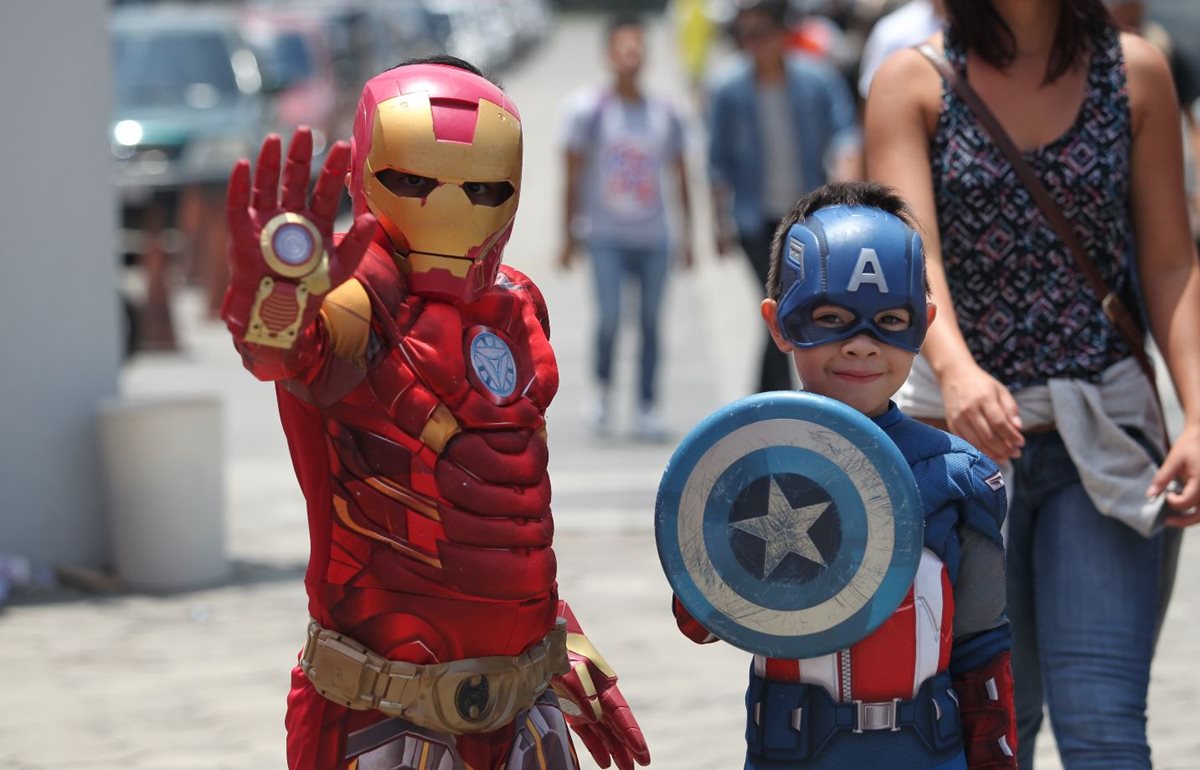 Los niños han disfrutado en todo momento de las exposiciones anteriores, en las que han llegado disfrazados de su superhéroe favorito. (Foto Hemeroteca PL)