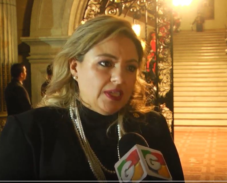 Sandra Jovel, ministra de Relaciones Exteriores. (Foto: Guatevisión)
