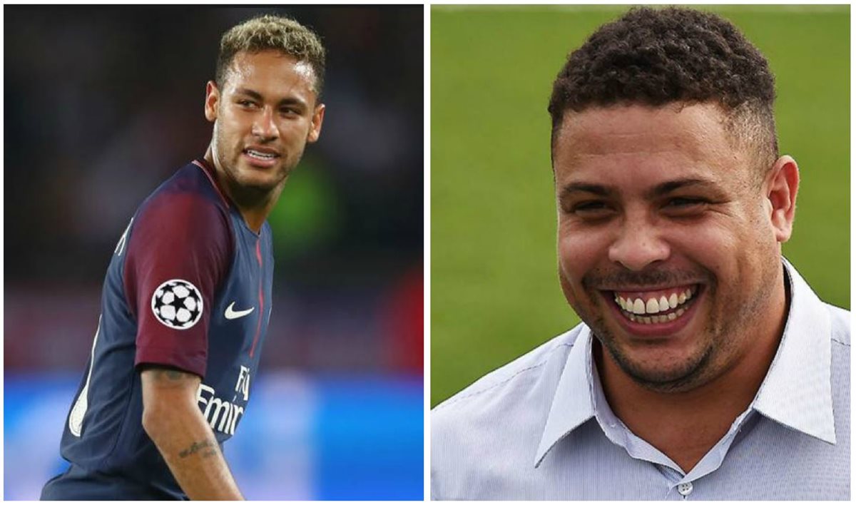 La exestrella brasileña Ronaldo analizó el paso de Neymar del Barsa al PSG. (Foto Redes).