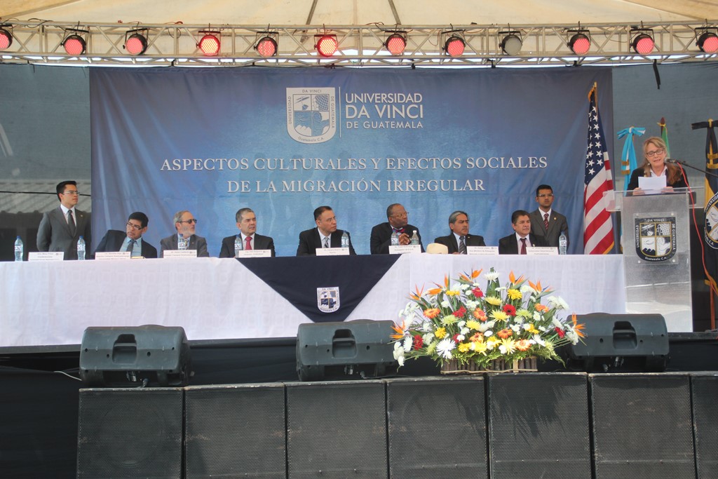 Vista del foro sobre migración efectuado en Huehuetenango. (Foto Prensa Libre: Mike Castillo).