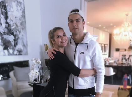 Katia Aveiro en más de una ocasión ha demostrado en las redes sociales que se siente orgullosa de ser hermana de Cristiano Ronaldo. (Foto Prensa Libre: Instagram)