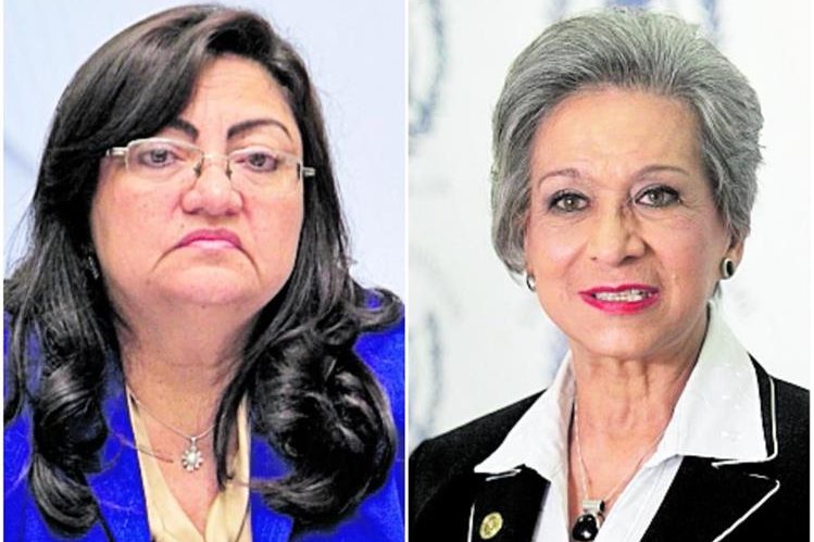 Delia Dávila (izquierda) y María Eugenia Morales, magistradas de la Corte Suprema de Justicia. (Foto: Hemeroteca PL)