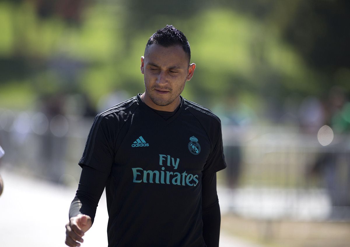 El portero Keylor Navas confía en que en la nueva temporada se tendrán grandes éxitos pero que para ello hay que trabajar fuerte. (Foto Prensa Libre: EFE)