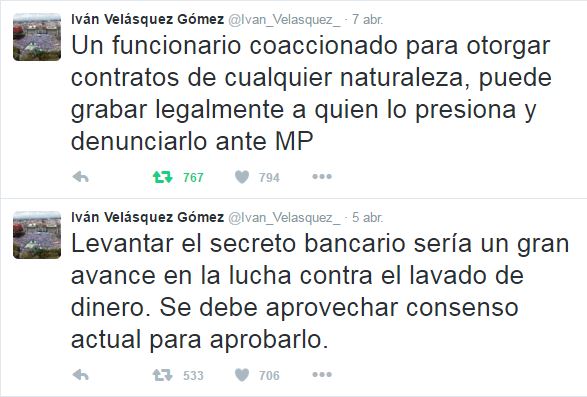 Jefe de la Cicig, Iván Velásquez, insta a la ciudadanía a utilizar la tecnología y grabar las conversaciones que puedan servir para investigar un hecho delictivo. (Foto Prensa Libre: Internet)