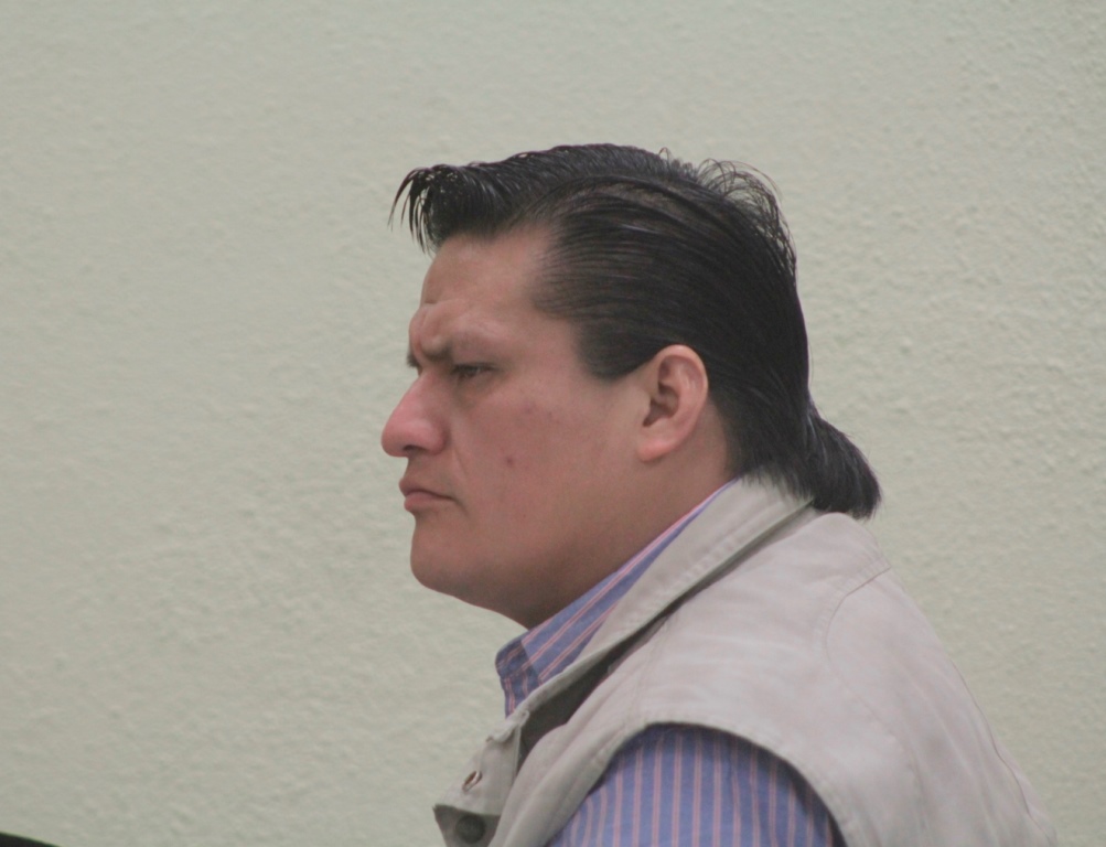 José Esaú García Morales es condenado a 18 años de prisión en el juzgado de Xela. (Foto Prensa Libre: María Longo)