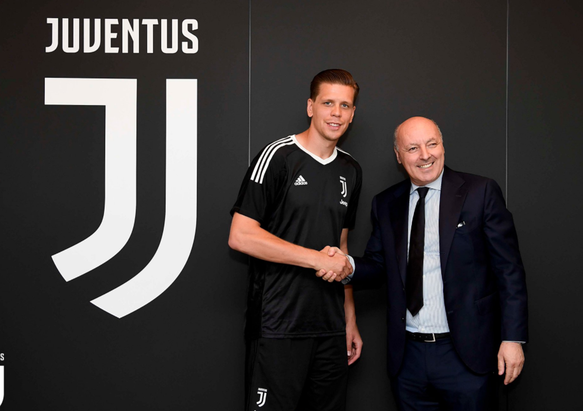 El portero Wojciech Szczesny sabe que en la Juventus tendrá que pelear el puesto con el mejor del mundo, Buffon. (Foto Prensa Libre: cortesía Juventus)