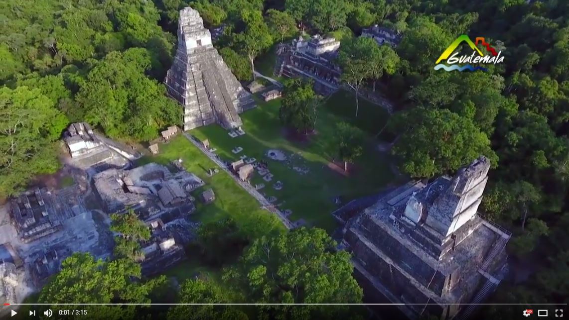 Toma del video con el cual se promocionan Guatemala como destino turístico. (Foto, Prensa Libre: video del Inguat)