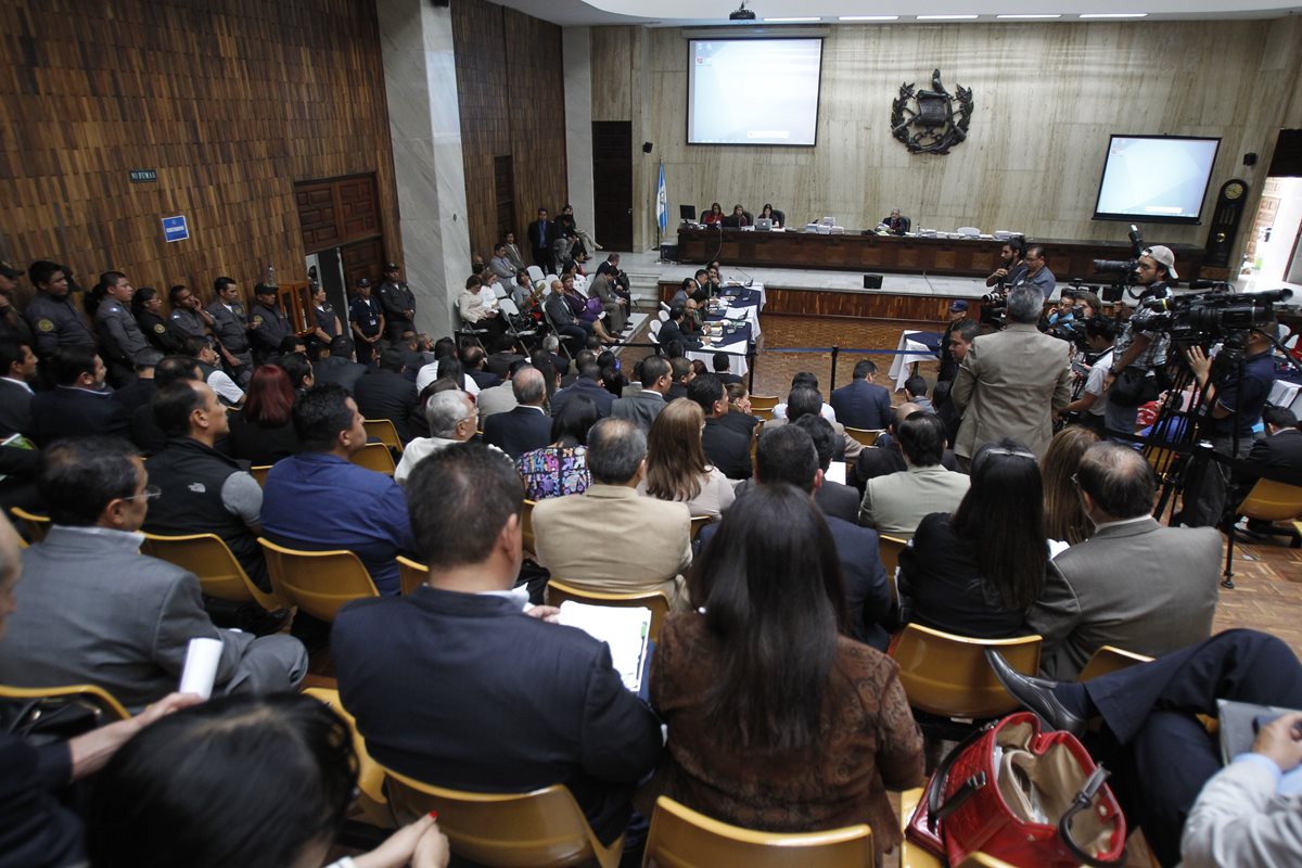 La audiencia se desarrolla en la sala de vistas de la Corte Suprema de Justicia. (Foto Presa Libre: Hemeroteca PL)