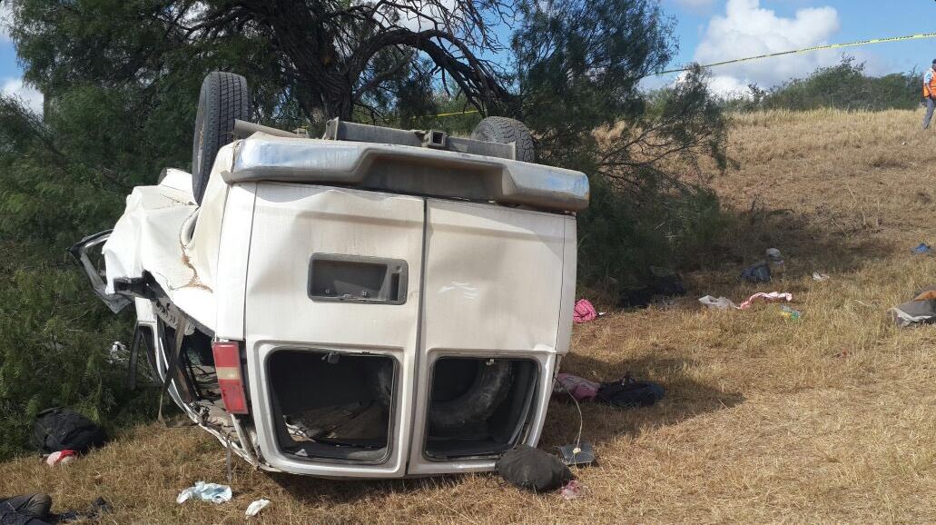 El accidente se produjo en la carretera que conduce de Nuevo Leon hacia Reynosa. (Foto: @yadithvaldez).