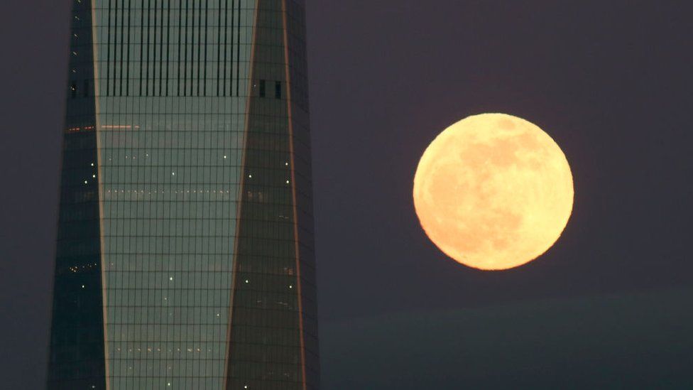 El eclipse coincidió con el máximo acercamiento de nuestro satélite a la Tierra (GETTY IMAGES)