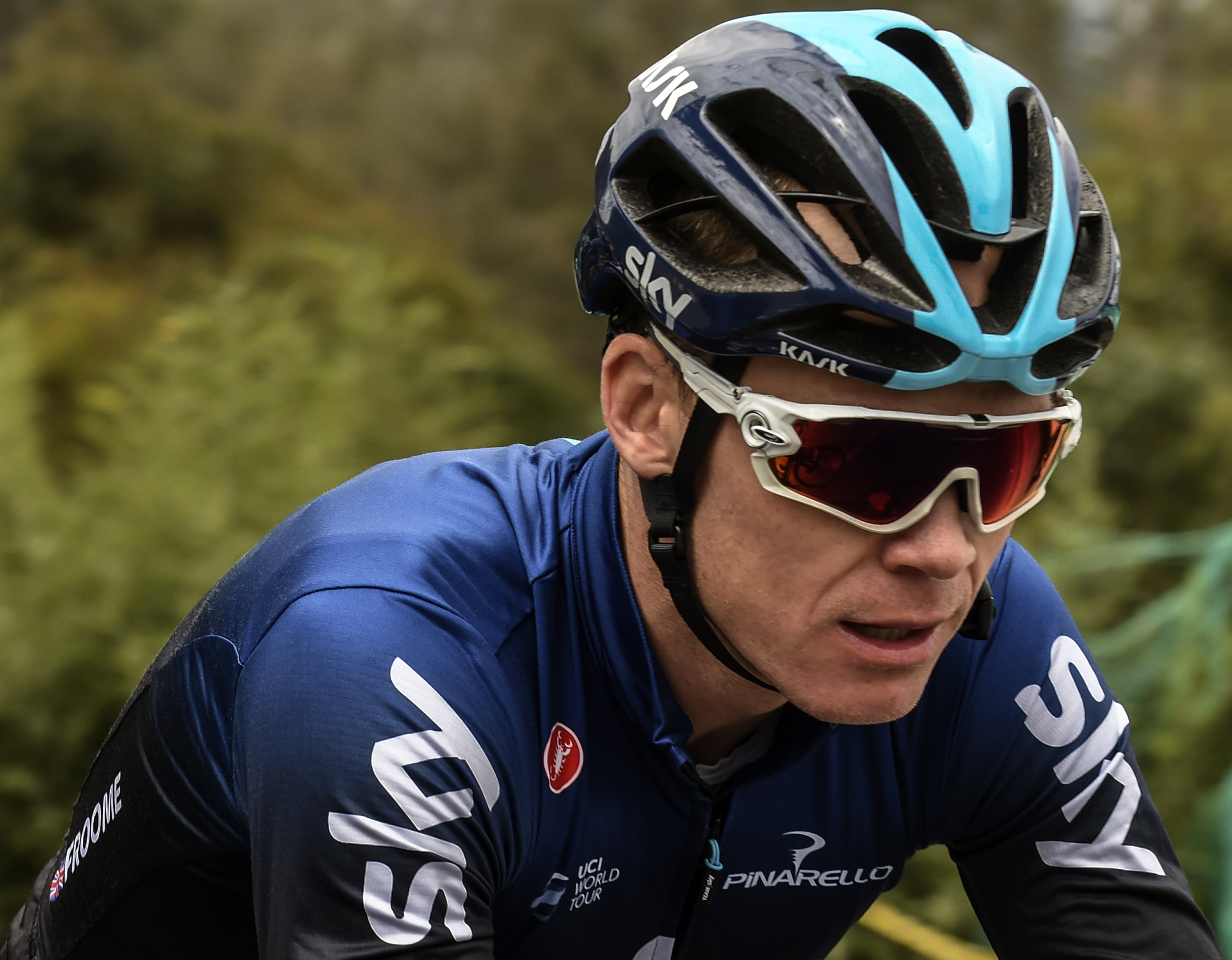 Chris Froome inicia la temporada 2019 en las montañas de Colombia.    (Foto Prensa Libre: AFP)