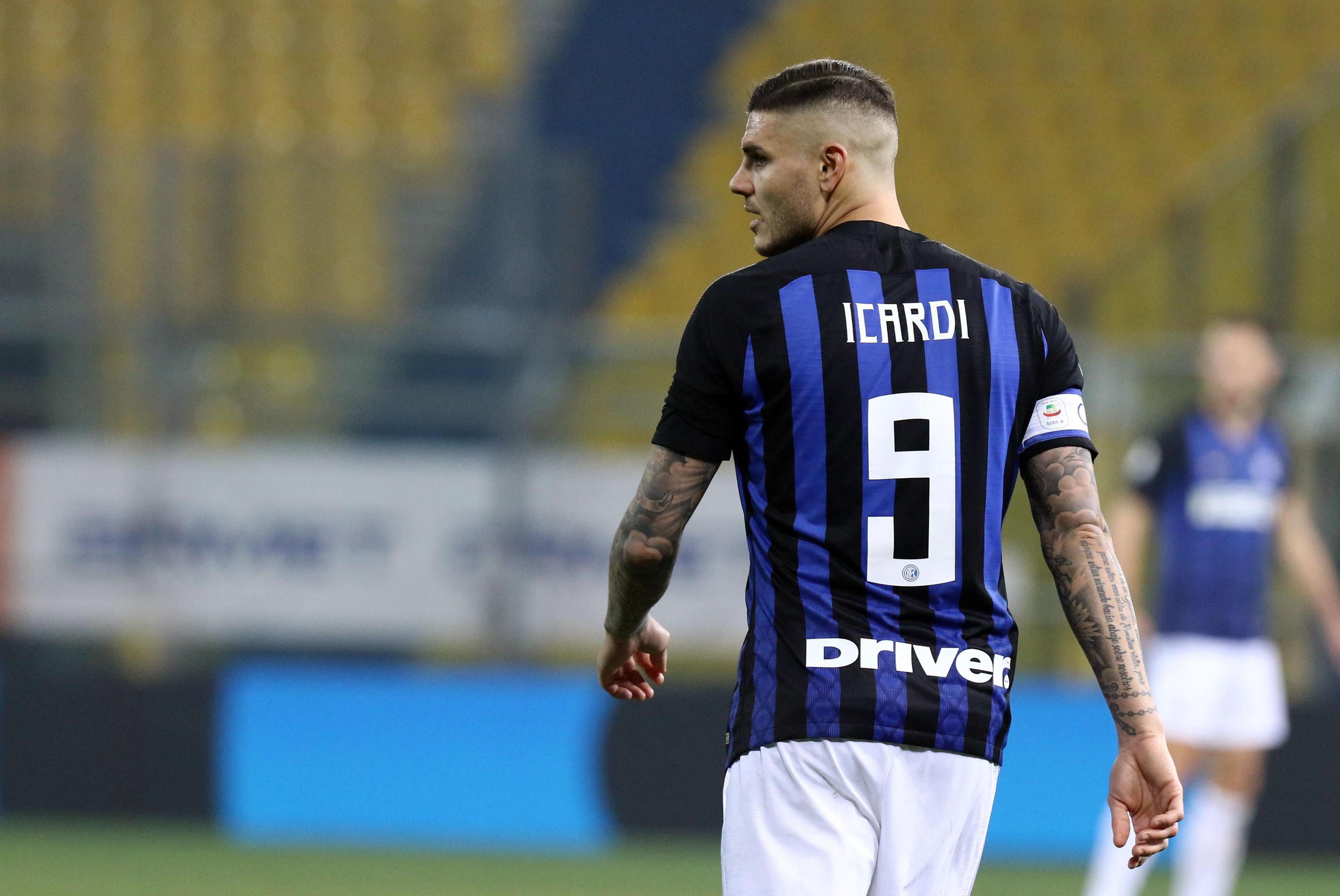 El delantero argentino Mauro Icardi volverá a jugar con el Inter pero los aficionados ya no lo quieren. (Foto Prensa Libre: EFE)