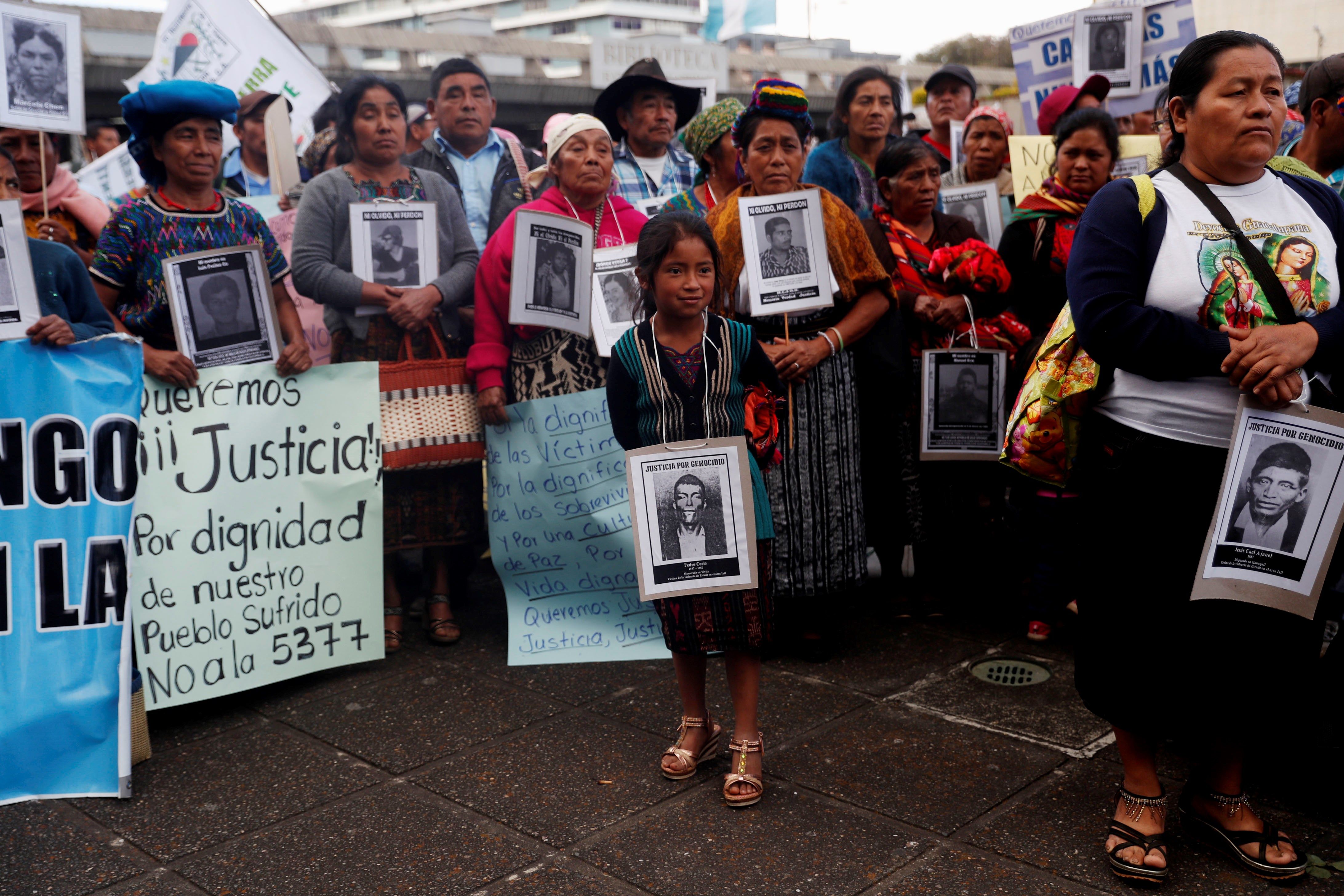 Familiares y víctimas del conflicto armado interno han protestado con las reformas a la Ley de Reconciliación Nacional. (Foto Prensa Libre: Hemeroteca PL)