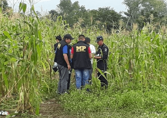 Lugar donde fue localizado el cadáver de la menor en Escuintla. (Foto Prensa Libre: Hemeroteca PL).