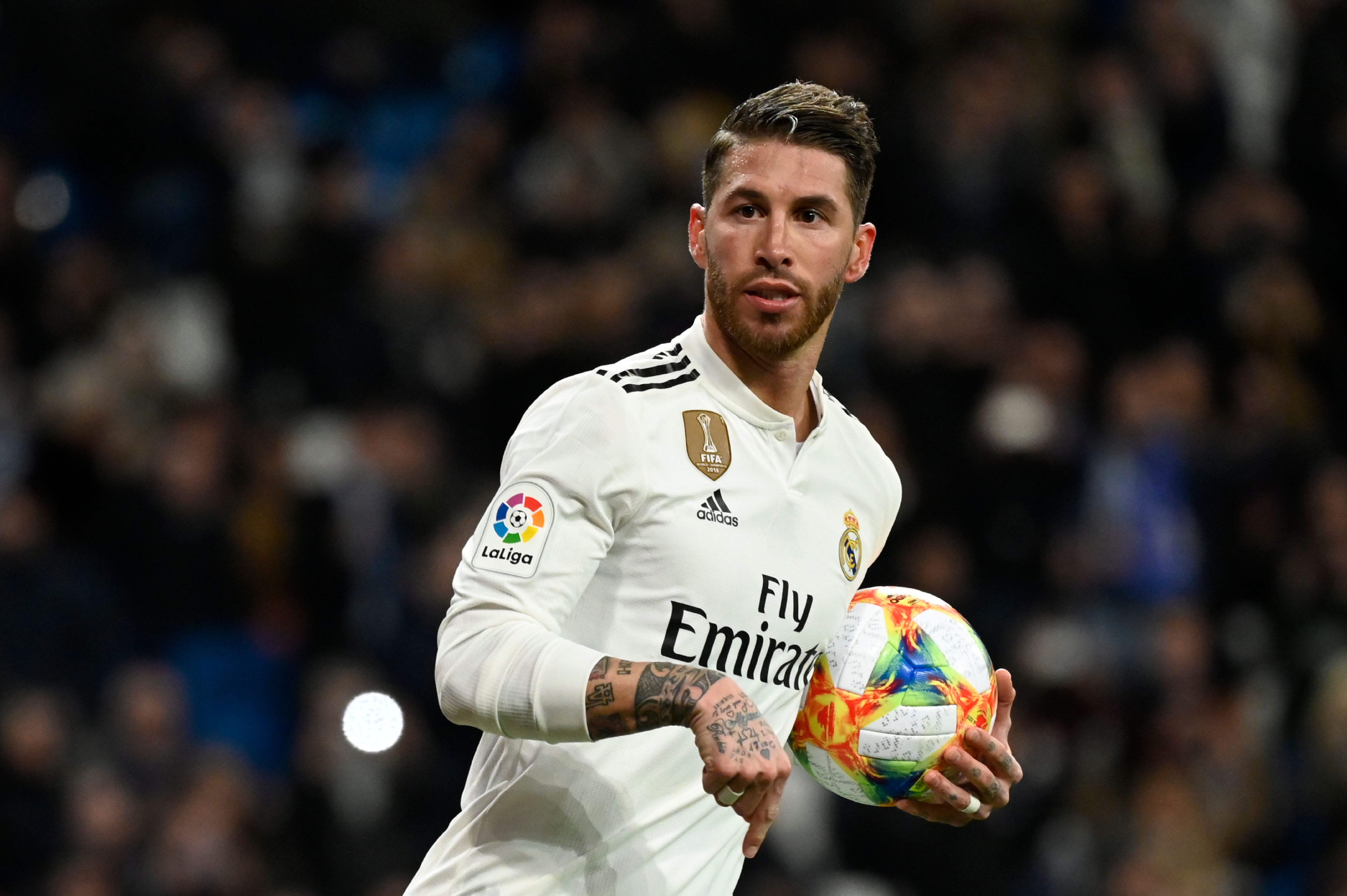 Sergio Ramos, capitán del Real Madrid. (Foto Prensa Libre: AFP)