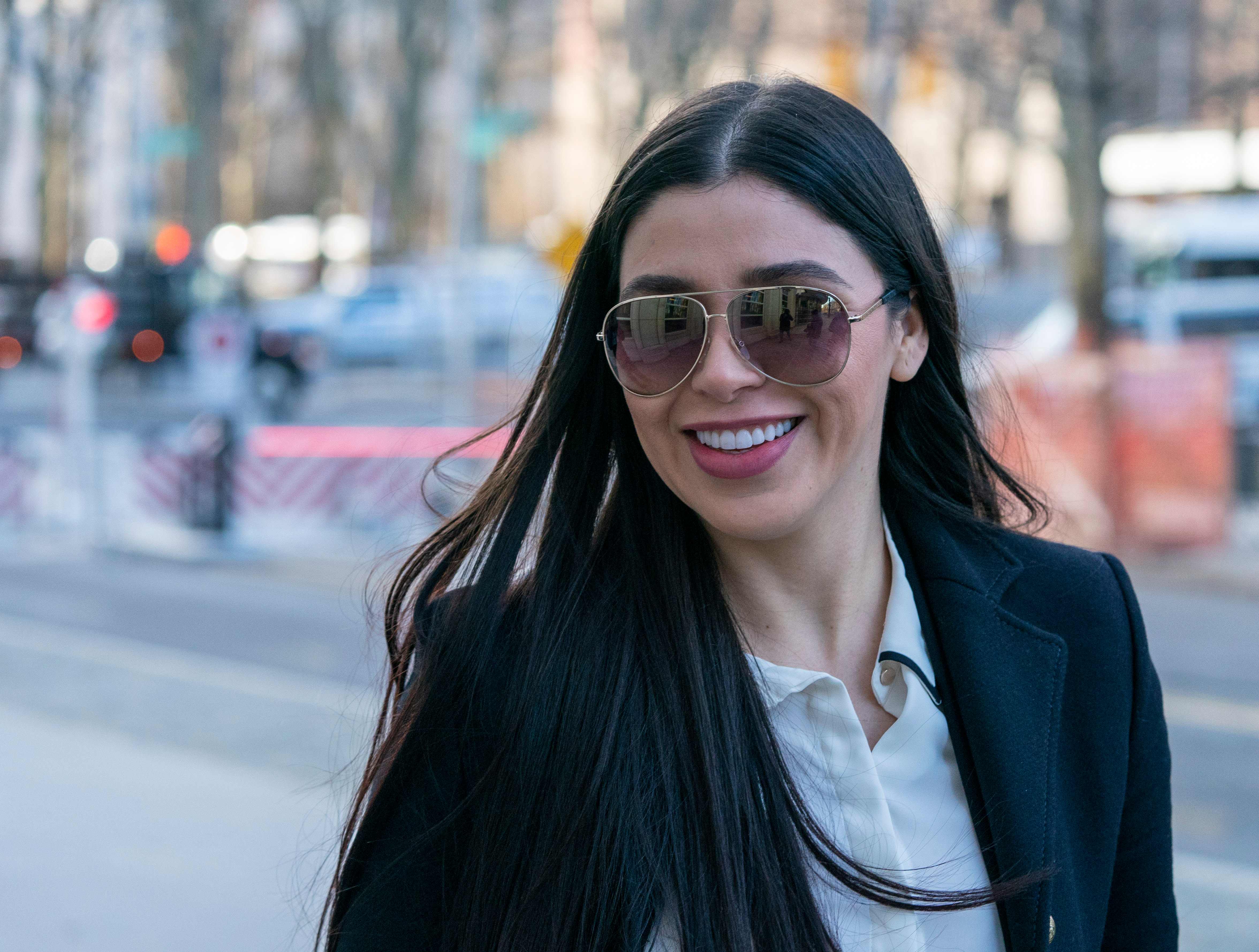 Emma Coronel, esposa del Chapo Guzmán. (Foto Prensa Libre: AFP)