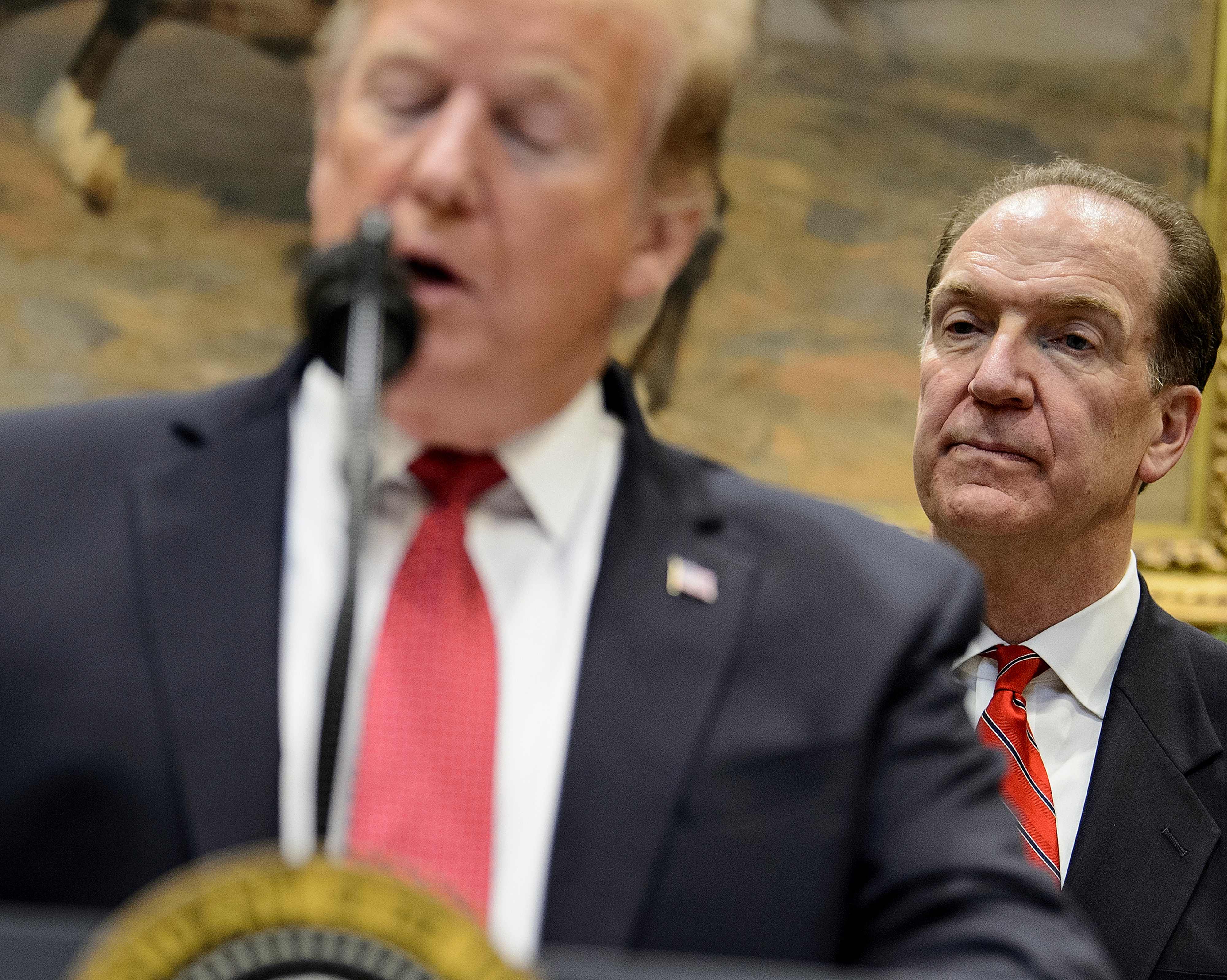 La elección de Malpass por parte de Trump de dirigir el Banco Mundial es una crítica incisiva del mayor prestamista contra la pobreza del mundo, una institución a la que ha llamado desperdiciada, corrupta y demasiado generosa con China. (Foto Prensa Libre: AFP)