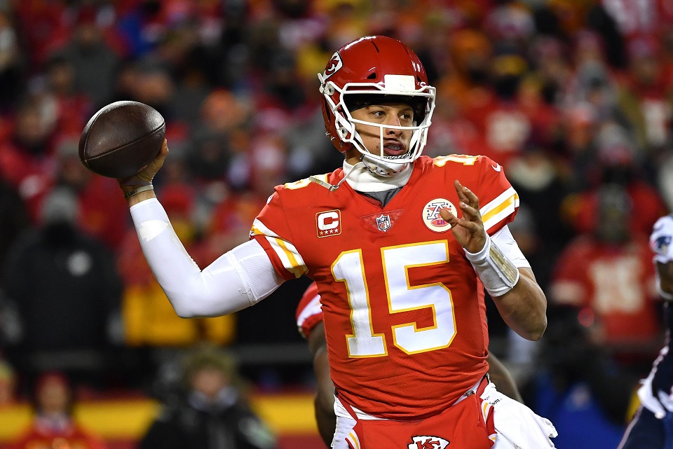 Patrick Mahomes de Kansas City Chiefs fue nombrado el Mejor Jugador de la NFL. (Foto Prensa Libre: AFP)