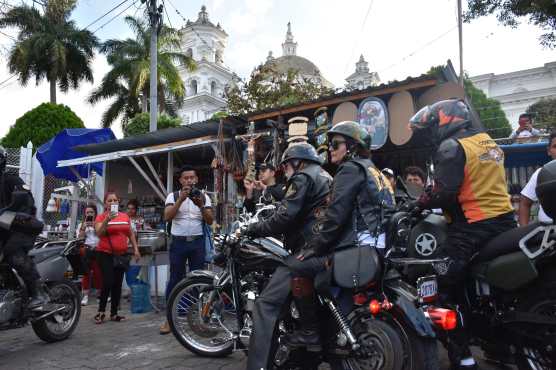 Eddy Villadeleón llega a Esqupulas. (Foto Prensa Libre: Mario Morales)