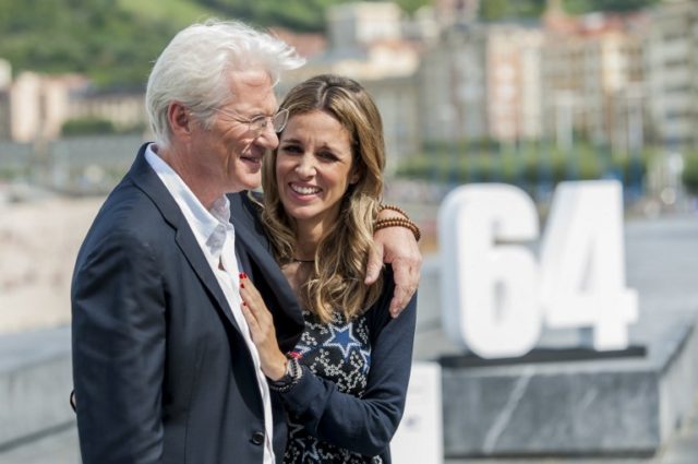 Richard Gere y Alejandra Silva tuvieron a un bebé (Foto Prensa Libre: AFP).