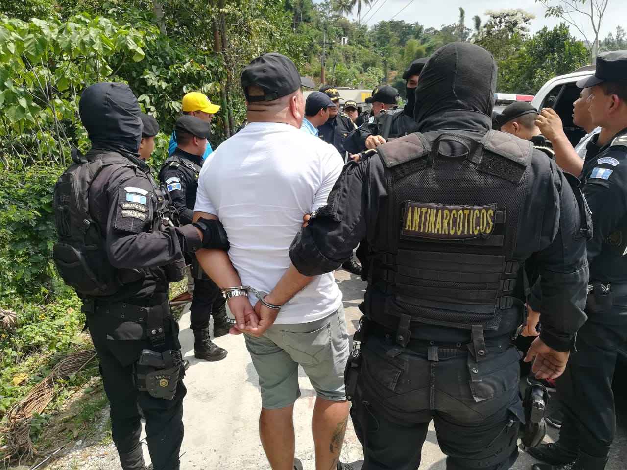 La Policía Nacional Civil reportó la captura de Rony Alexánder Ortiz López, hermano del narcotraficante Juan Ortiz López. (Foto Prensa Libre: Cortesía) 