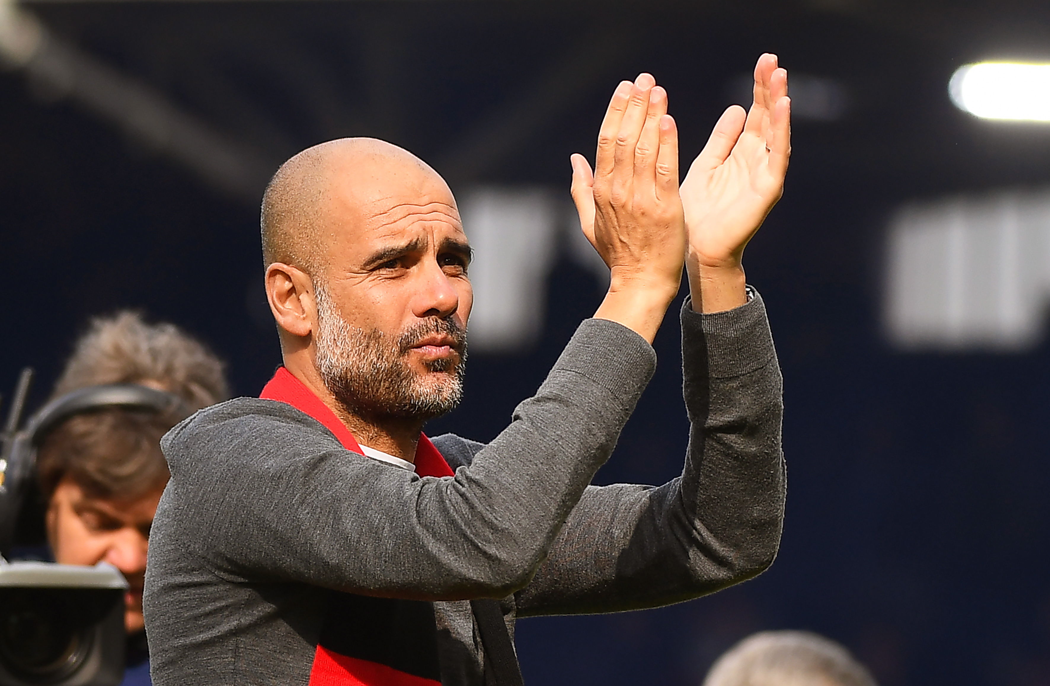 Pep Guardiola, entrenador del Manchester City. (Foto Prensa Libre: EFE)