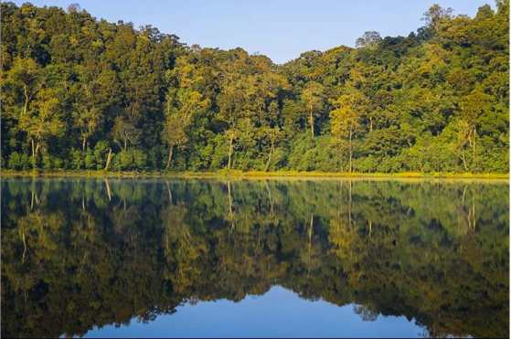 Volcán y Laguna Chicabal en Quetzaltenango. Foto Prensa Libre: @osoriogt 