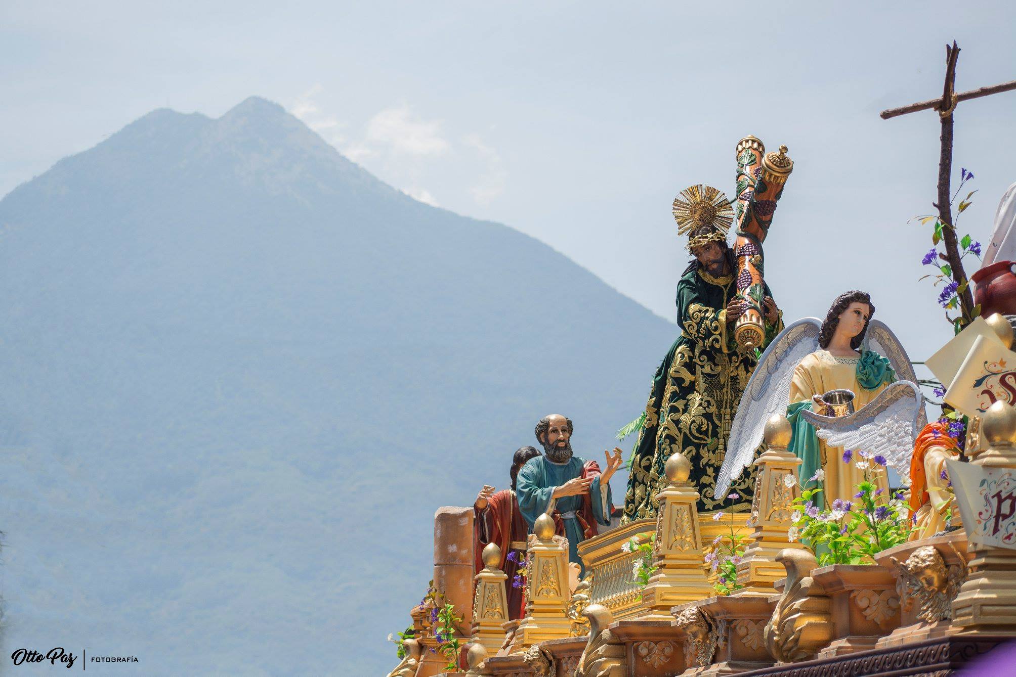 Procesión del Dulce Rabi en Antigua Guatemala. Foto Prensa Libre: Otto Paz