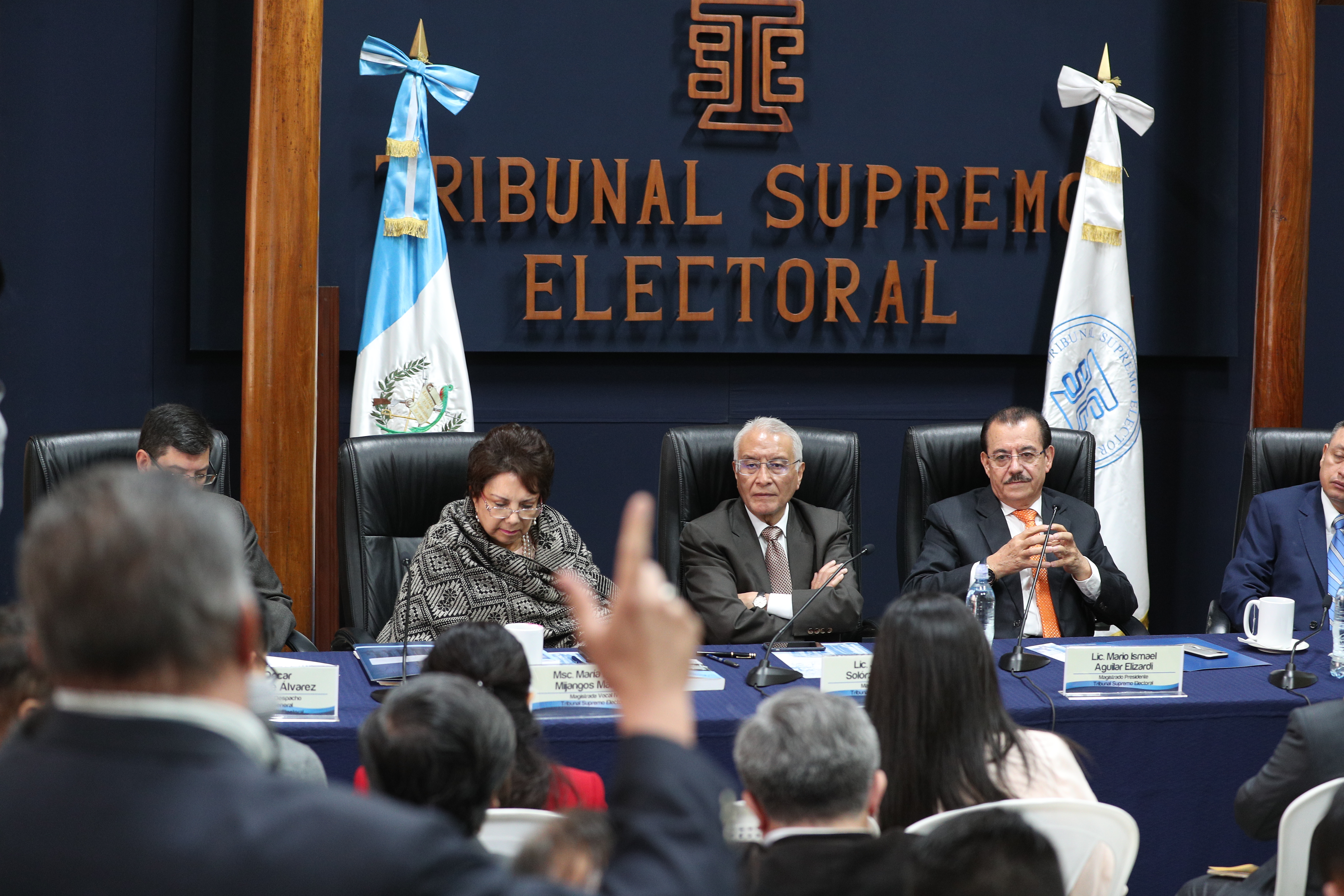 Magistrados del TSE condenaron el asesinato del presidente de la junta electoral municipal de San Jospe Acatempa, Jutiapa. (Foto Prensa Libre: Hemeroteca PL)