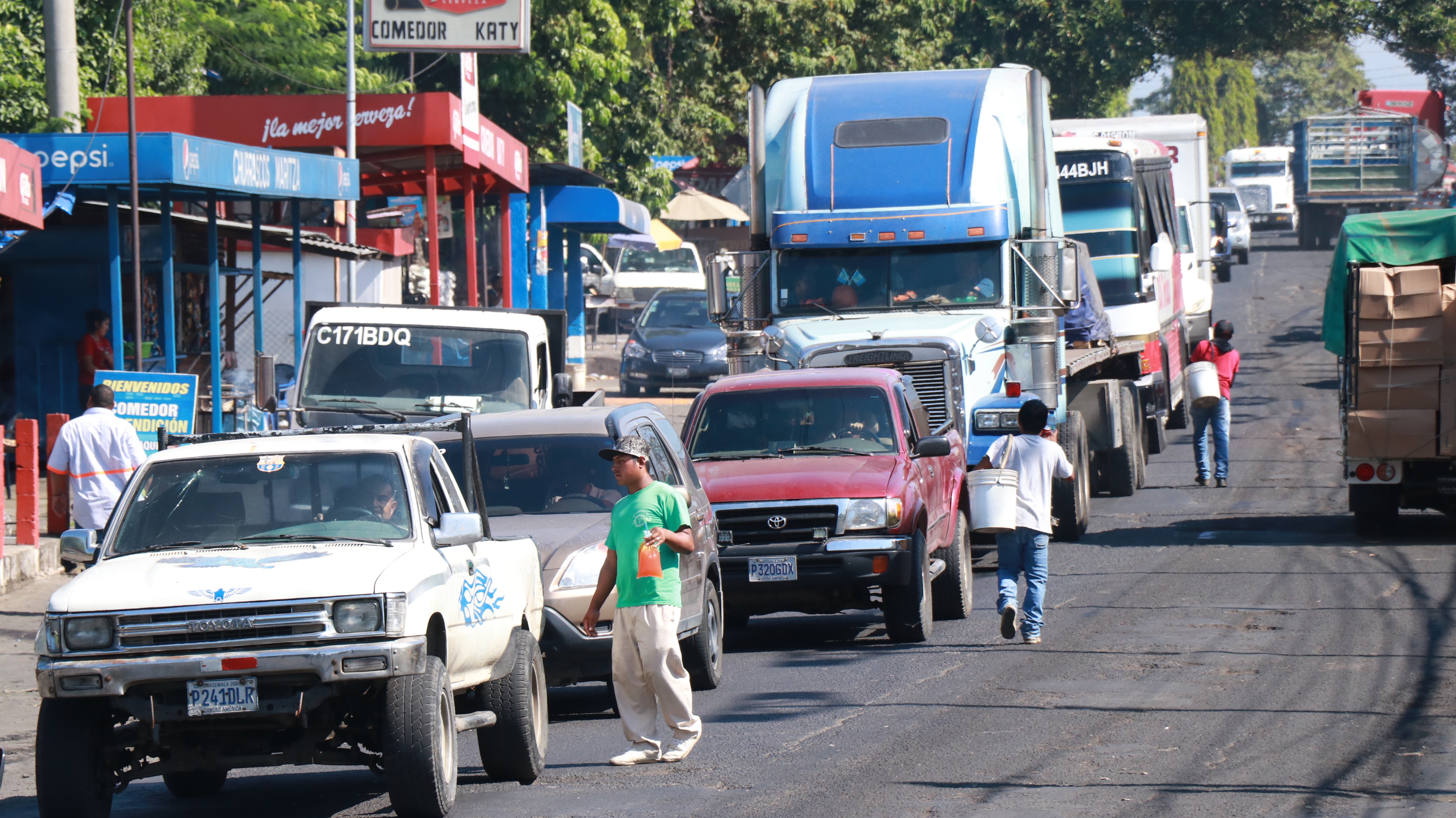 Dos iniciativas se trabajan para poder desarrollar un libramiento en Cuyotenango, Suchitepéquez, por las autoridades del CIV y Anadie. (Foto Prensa Libre: Hemeroteca)   