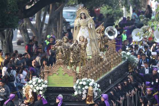 El cortejo ingresará al templo a las 14:45 según indican autoriades del templo mercedario. Foto Prensa Libre: Óscar Rivas