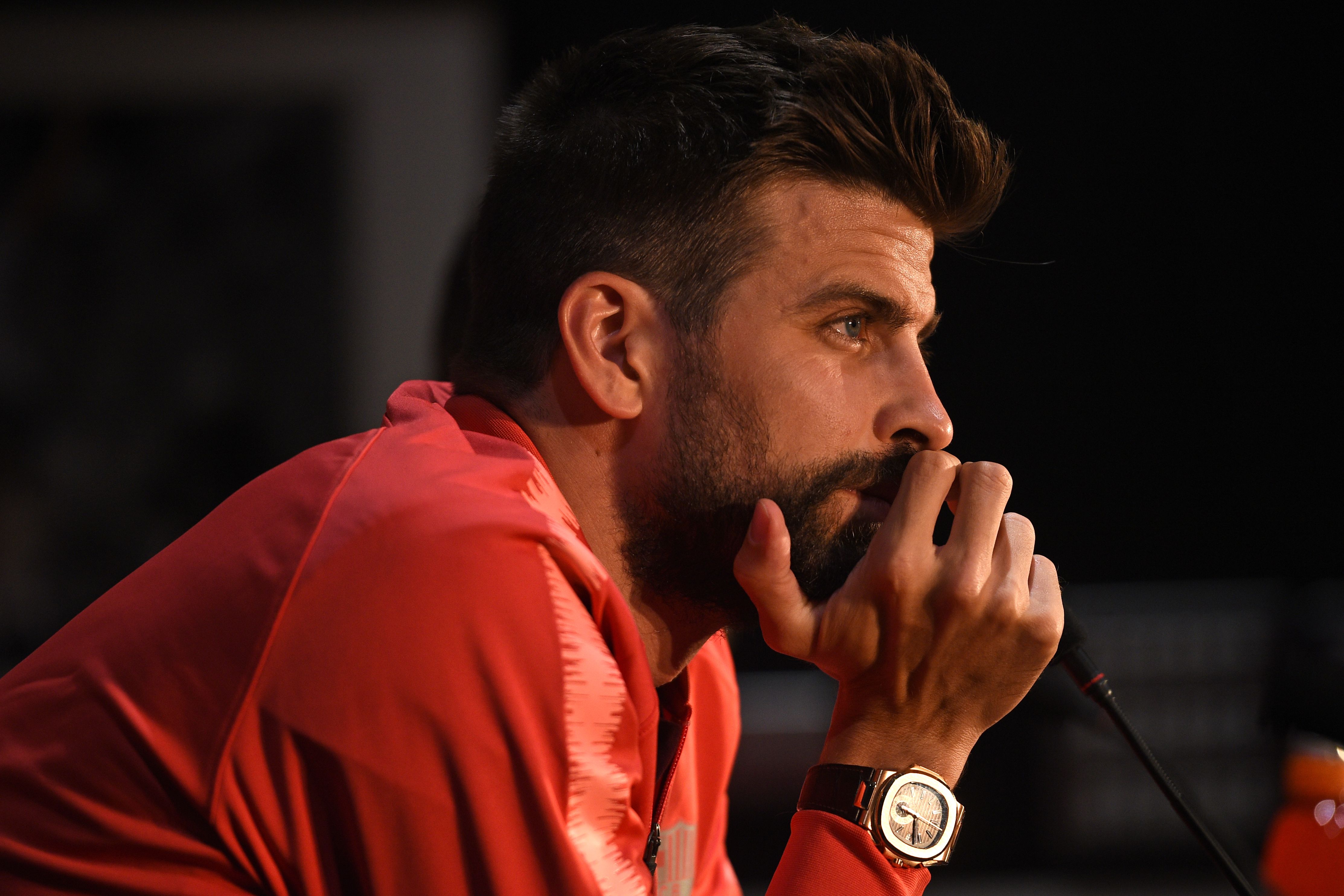 El defensa español Gerard Piqué dice que espera volver a ganar la Champions. (Foto Prensa Libre: AFP)