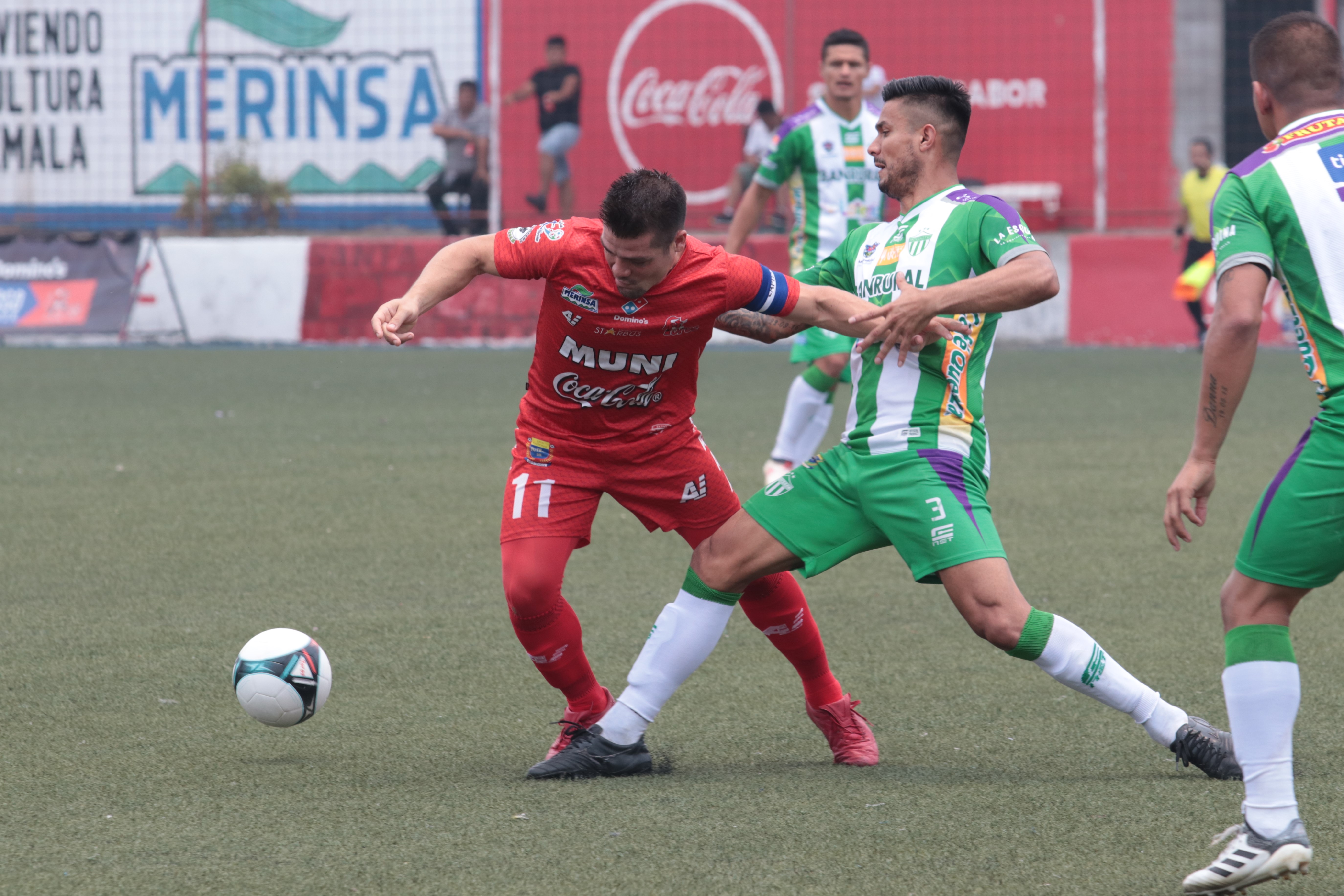 Antigua GFC asumió el liderato del torneo en la fecha 19. (Foto Prensa Libre: Raúl Juárez)