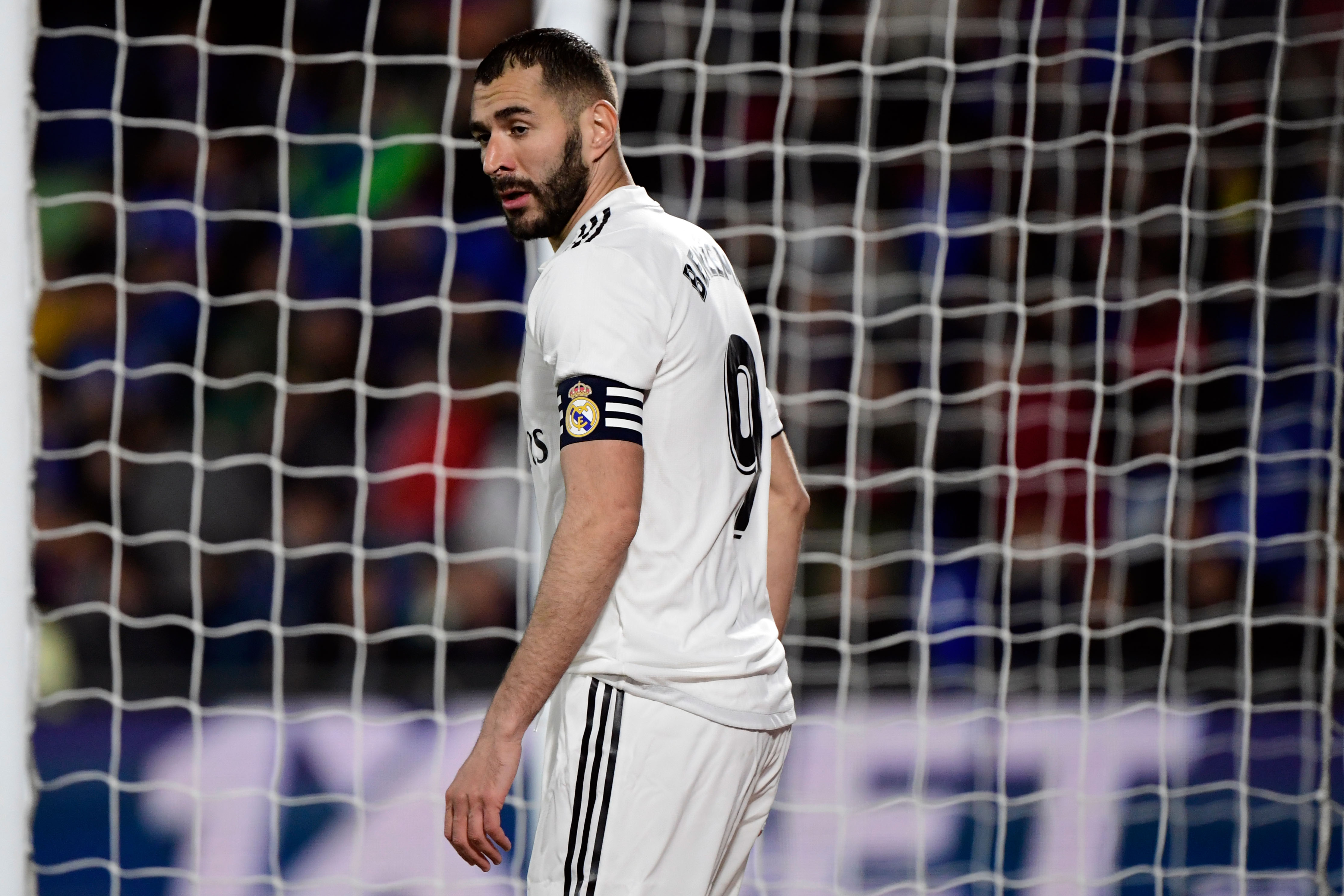 Karim Benzema no estuvo contra el Vallecano debido a una lesión. (Foto Prensa Libre: AFP)